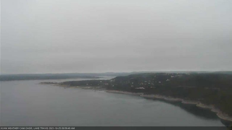 Lake Travis webcam, October 25, 2021 10:00 AM CT