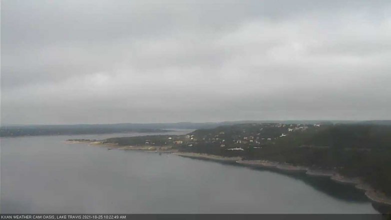 Lake Travis webcam, October 25, 2021 10:25 AM CT