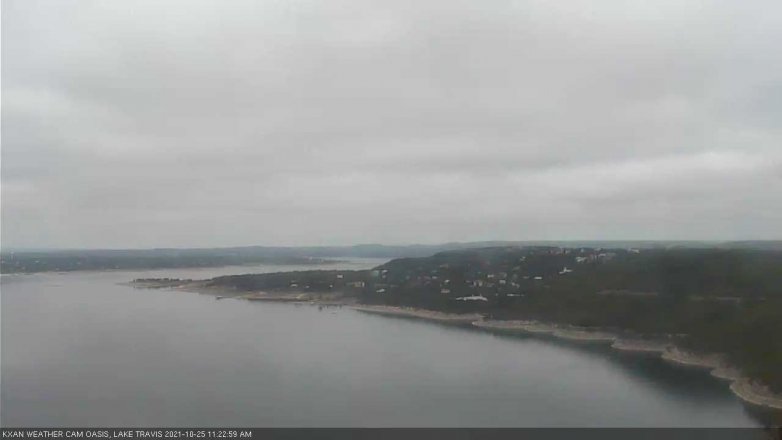 Lake Travis webcam, October 25, 2021 11:25 AM CT