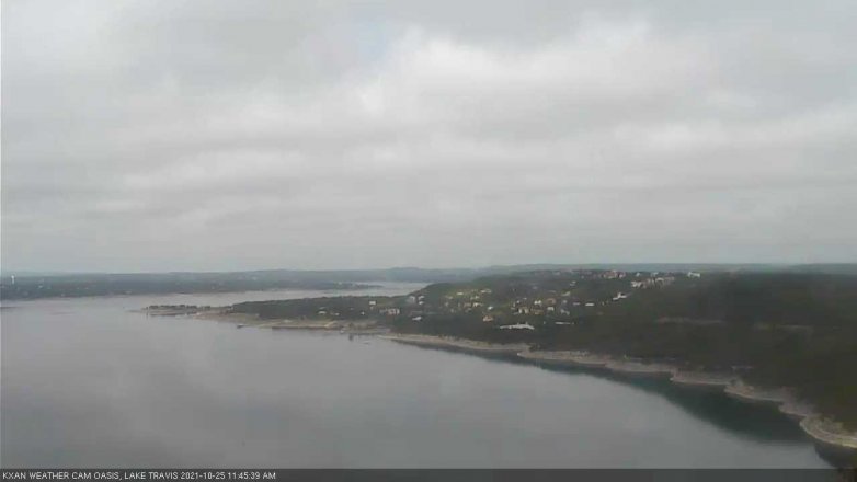 Lake Travis webcam, October 25, 2021 11:45 AM CT