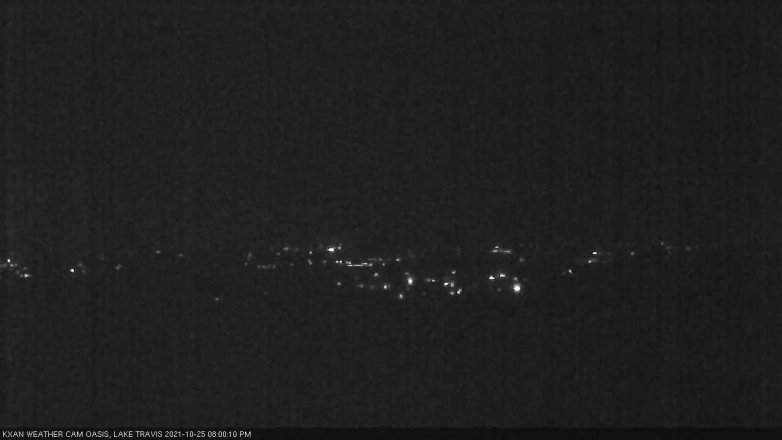 Lake Travis webcam, October 25, 2021 8:00 PM CT