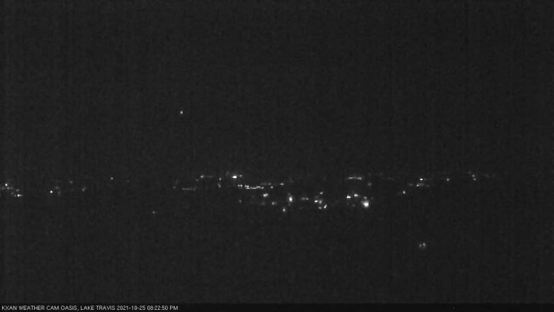 Lake Travis webcam, October 25, 2021 8:25 PM CT