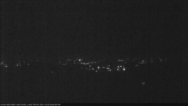 Lake Travis webcam, October 25, 2021 8:45 PM CT