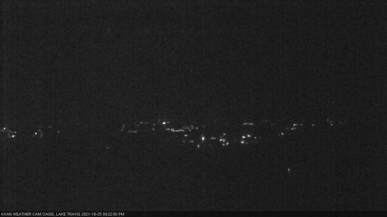 Lake Travis webcam, October 25, 2021 9:25 PM CT