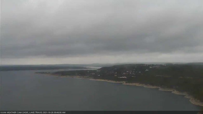 Lake Travis webcam, October 26, 2021 9:45 AM CT