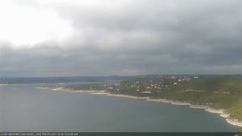 Lake Travis webcam, October 26, 2021 10:25 AM CT