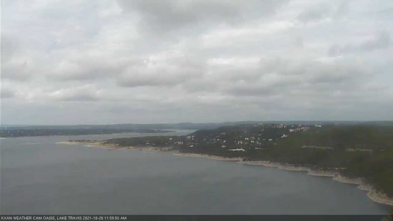 Lake Travis webcam, October 26, 2021 12:00 PM CT