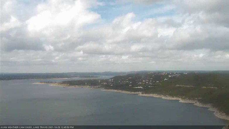 Lake Travis webcam, October 26, 2021 12:45 PM CT