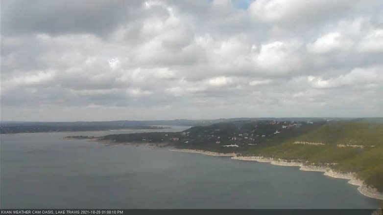 Lake Travis webcam, October 26, 2021 1:00 PM CT