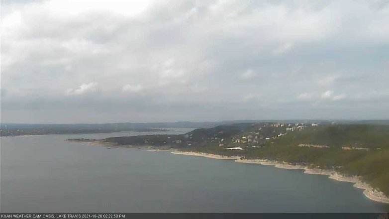 Lake Travis webcam, October 26, 2021 2:25 PM CT