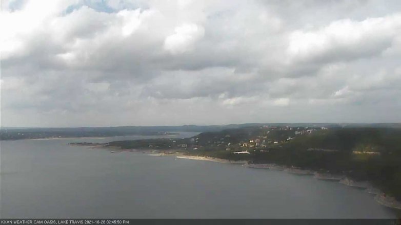 Lake Travis webcam, October 26, 2021 2:45 PM CT