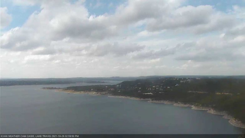 Lake Travis webcam, October 26, 2021 3:00 PM CT