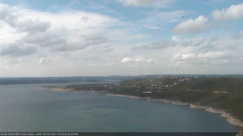 Lake Travis webcam, October 26, 2021 3:25 PM CT