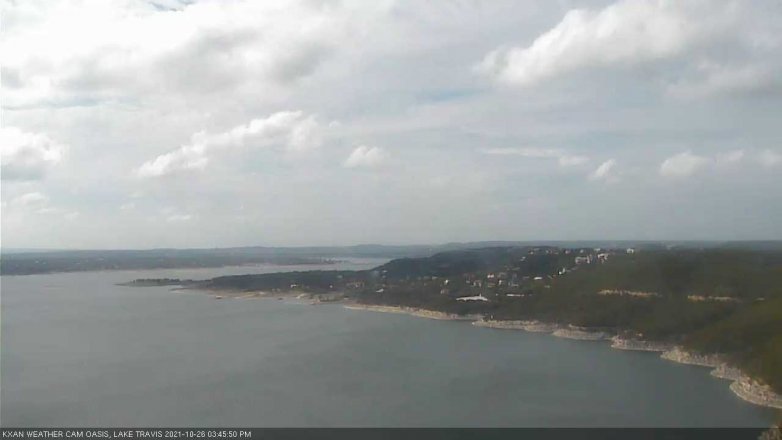 Lake Travis webcam, October 26, 2021 3:45 PM CT
