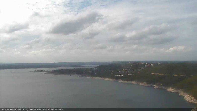Lake Travis webcam, October 26, 2021 4:25 PM CT