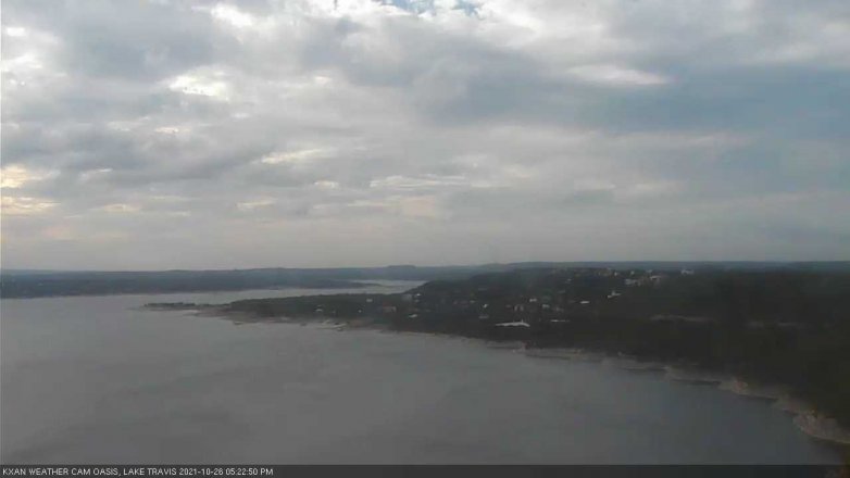 Lake Travis webcam, October 26, 2021 5:25 PM CT