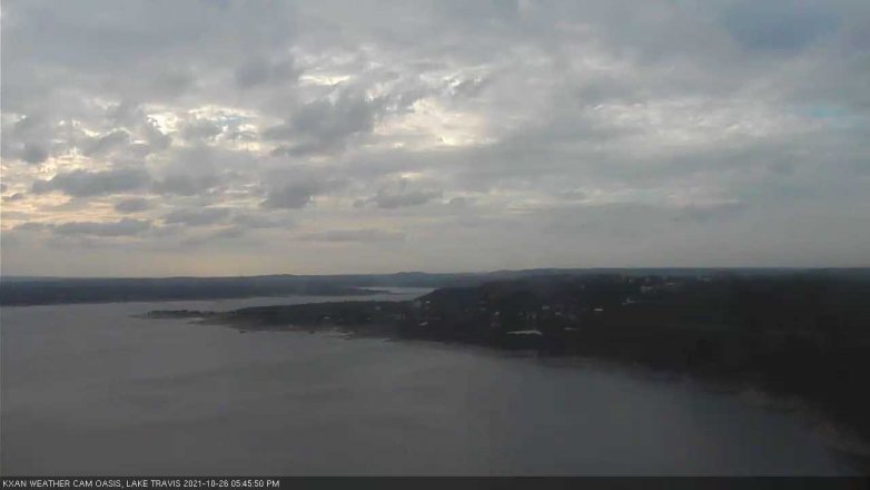 Lake Travis webcam, October 26, 2021 5:45 PM CT