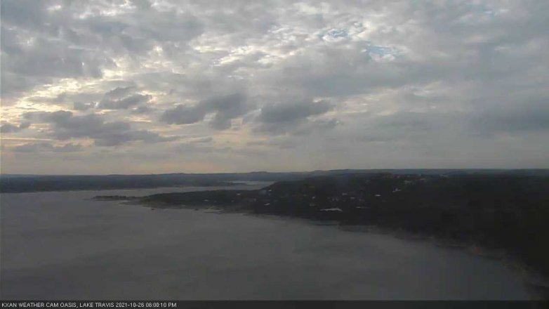 Lake Travis webcam, October 26, 2021 6:00 PM CT