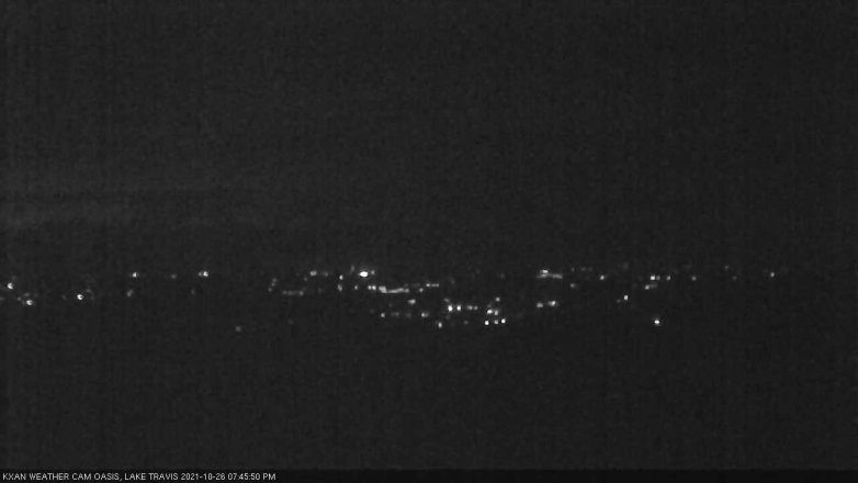 Lake Travis webcam, October 26, 2021 7:45 PM CT