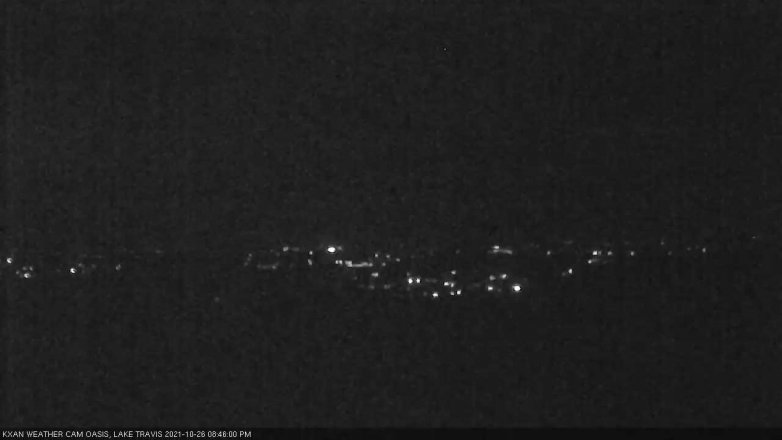 Lake Travis webcam, October 26, 2021 8:45 PM CT