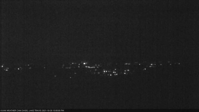 Lake Travis webcam, October 26, 2021 10:00 PM CT
