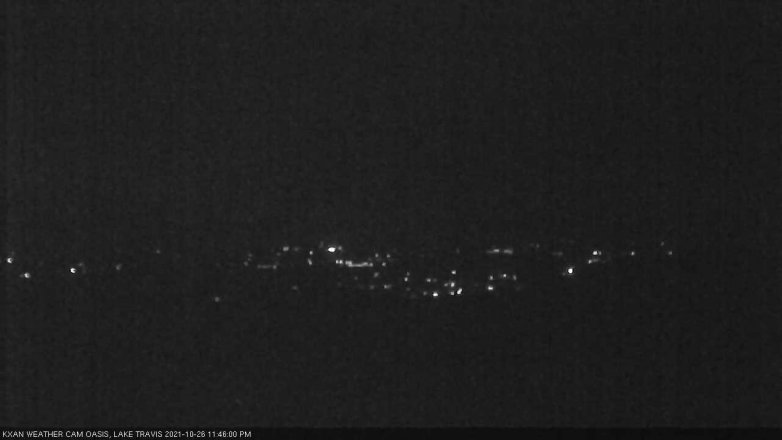 Lake Travis webcam, October 26, 2021 11:45 PM CT