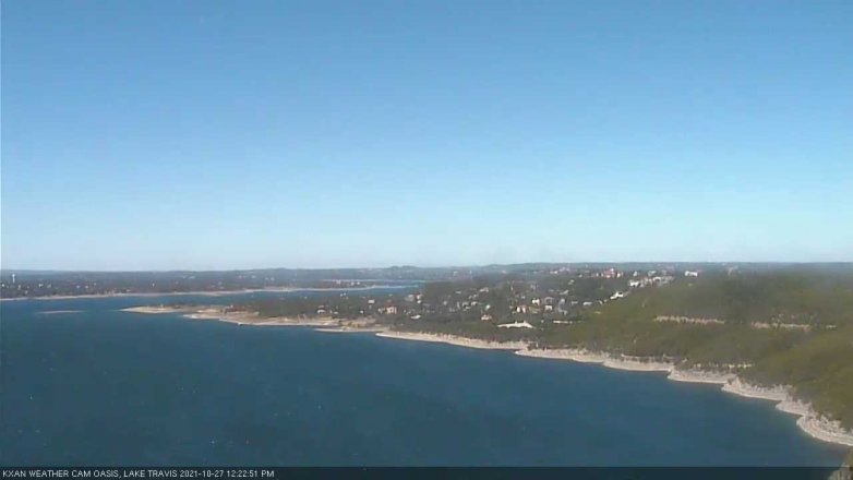 Lake Travis webcam, October 27, 2021 12:25 PM CT