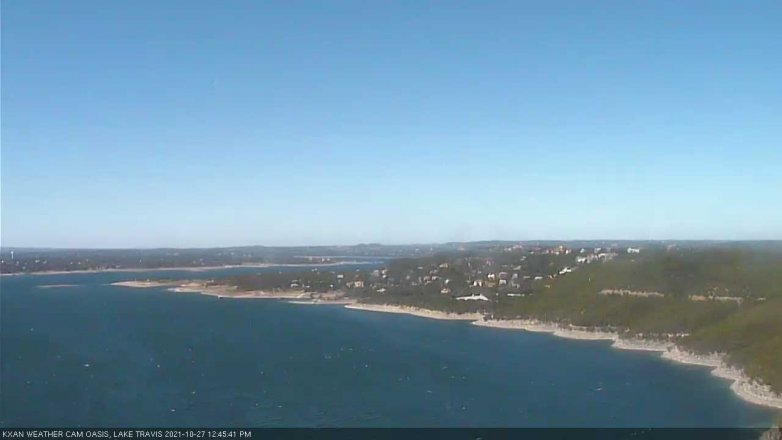 Lake Travis webcam, October 27, 2021 12:45 PM CT