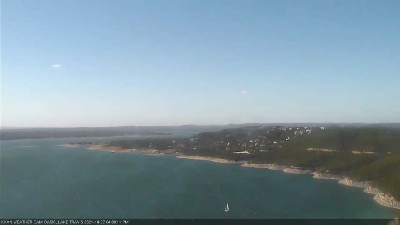 Lake Travis webcam, October 27, 2021 4:00 PM CT