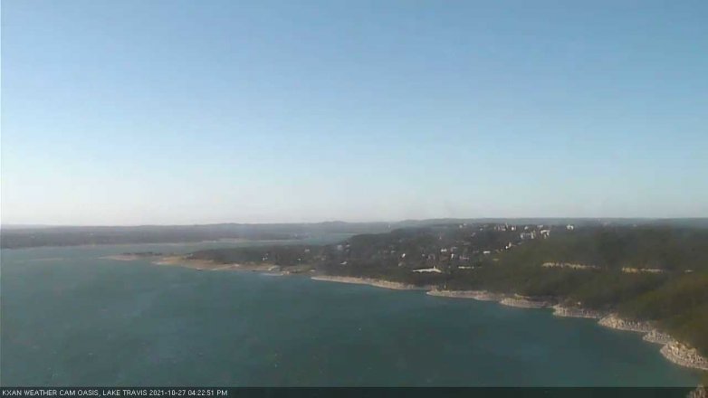 Lake Travis webcam, October 27, 2021 4:25 PM CT
