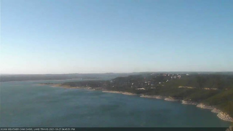 Lake Travis webcam, October 27, 2021 4:45 PM CT