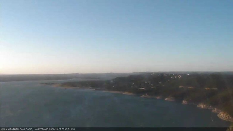 Lake Travis webcam, October 27, 2021 5:45 PM CT