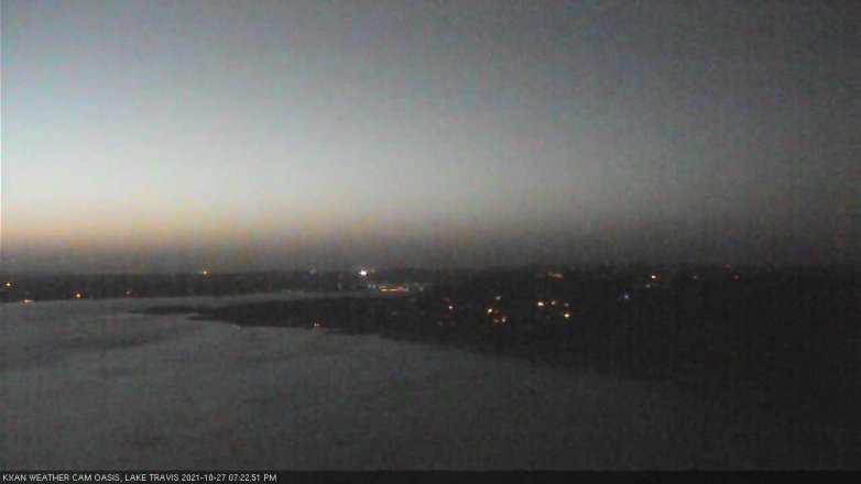 Lake Travis webcam, October 27, 2021 7:25 PM CT