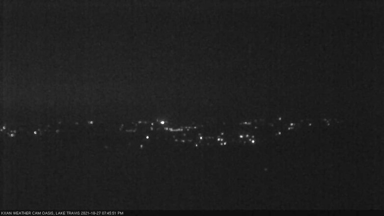 Lake Travis webcam, October 27, 2021 7:45 PM CT