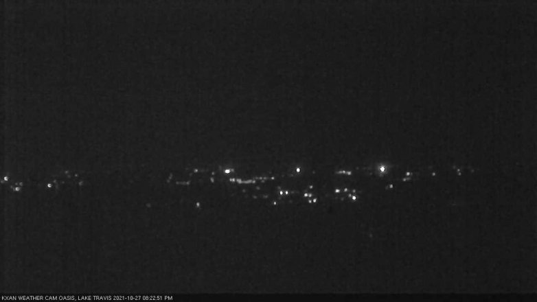 Lake Travis webcam, October 27, 2021 8:25 PM CT