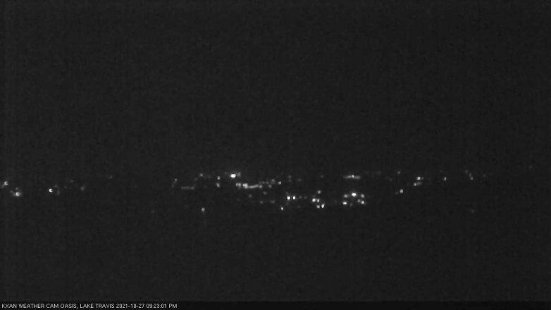 Lake Travis webcam, October 27, 2021 9:25 PM CT