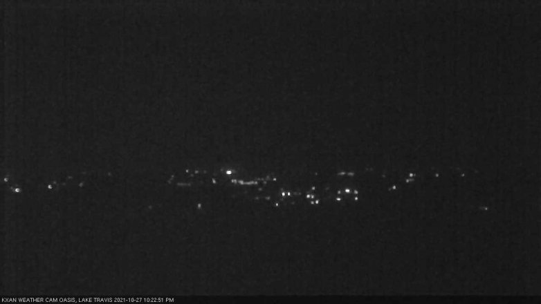 Lake Travis webcam, October 27, 2021 10:25 PM CT