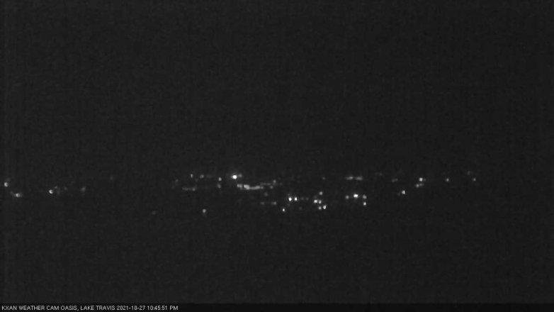 Lake Travis webcam, October 27, 2021 10:45 PM CT