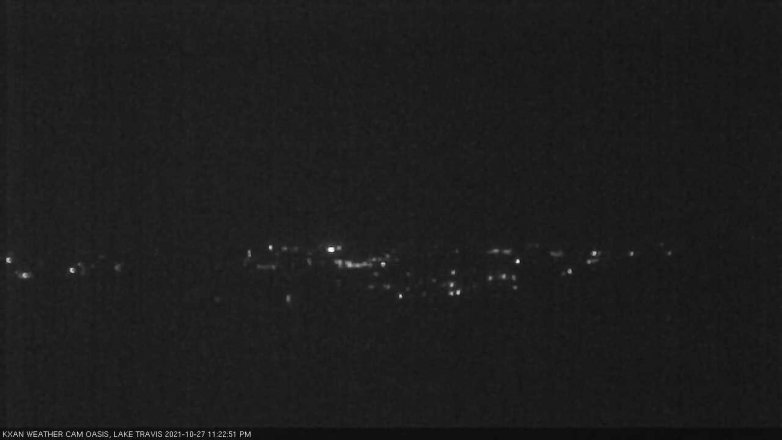 Lake Travis webcam, October 27, 2021 11:25 PM CT