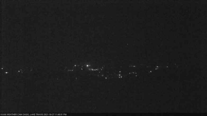 Lake Travis webcam, October 27, 2021 11:45 PM CT