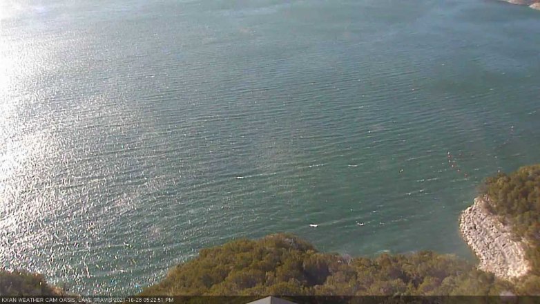 Lake Travis webcam, October 28, 2021 5:25 PM CT