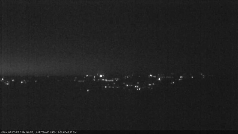 Lake Travis webcam, October 28, 2021 7:45 PM CT