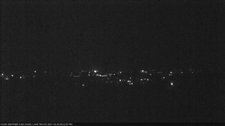 Lake Travis webcam, October 28, 2021 8:25 PM CT