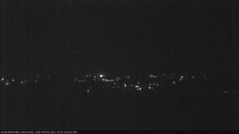 Lake Travis webcam, October 28, 2021 10:25 PM CT