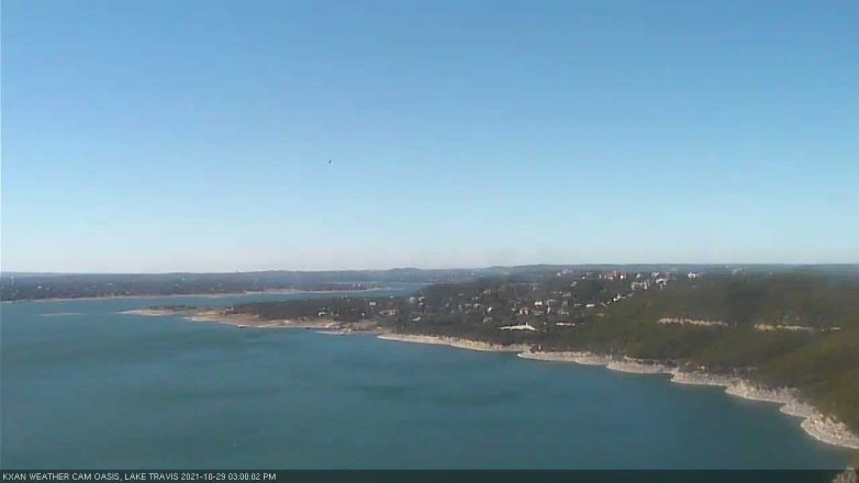 Lake Travis webcam, October 29, 2021 3:00 PM CT