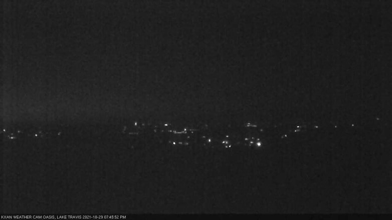 Lake Travis webcam, October 29, 2021 7:45 PM CT