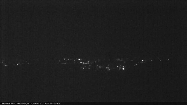 Lake Travis webcam, October 29, 2021 8:25 PM CT