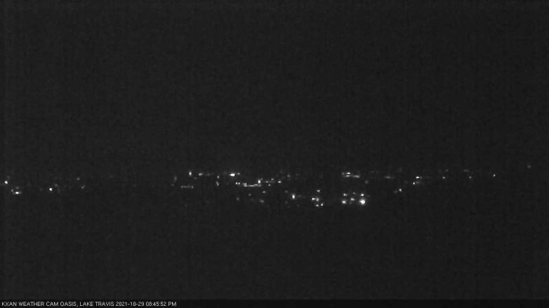 Lake Travis webcam, October 29, 2021 8:45 PM CT