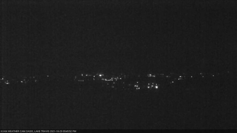 Lake Travis webcam, October 29, 2021 9:45 PM CT