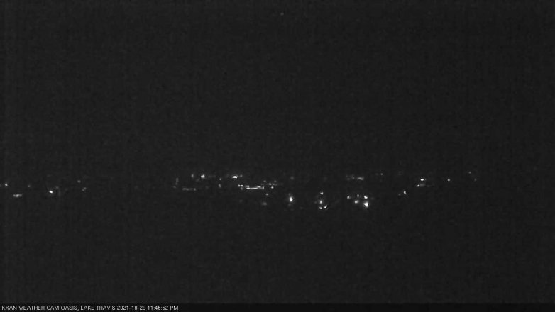 Lake Travis webcam, October 29, 2021 11:45 PM CT